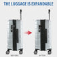 Hardside Expandable Carry On Luggage with Spinner Wheels & Built