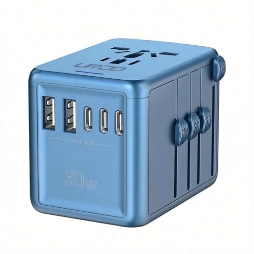 Universal Travel Adapter with 5 USB C