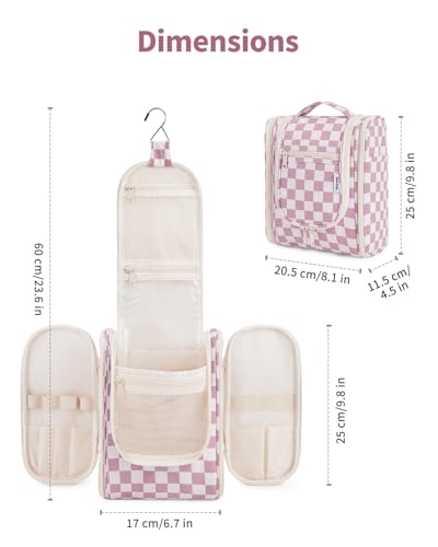 Small Hanging Travel Toiletry Bag for Women