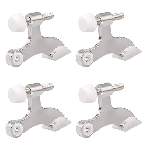 4 Pack Hinge Pin Satin Nickel Door Stopper (4 Count)