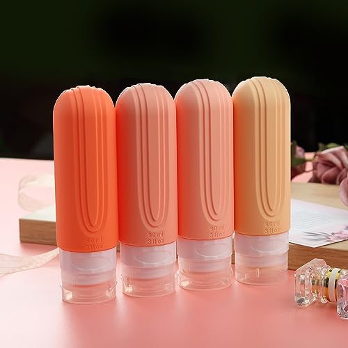 Travel Bottles for Toiletries (4 Count)