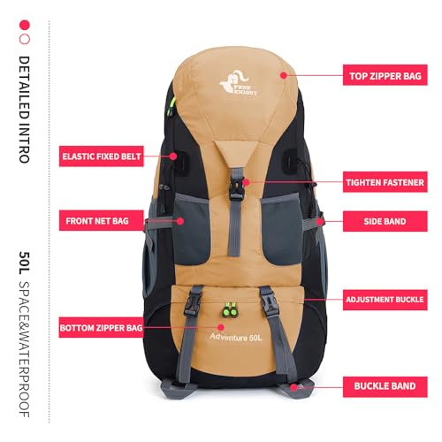 50L Hiking Backpack