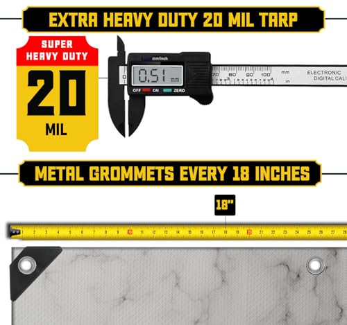 Extreme Heavy Duty 20 Mil Tarp Cover