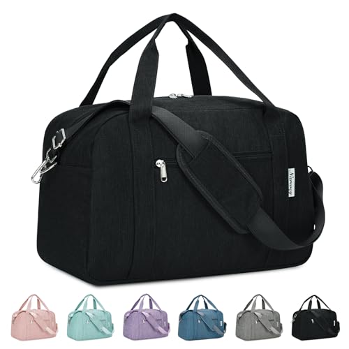 18" Carry on Bag Underseat for Airplane Spirit Airlines Personal Item Travel Bag 18x14x8 Small Duffle Bag Duffel Bag Gym Weekender Overnight Bag with Wet Pocket for Women and Men