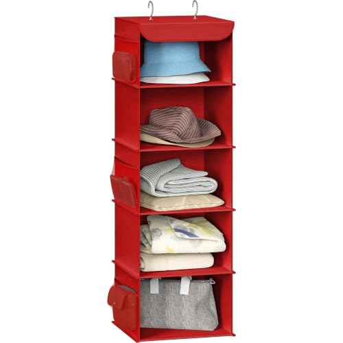 5 Shelf Hanging Closet Organizer