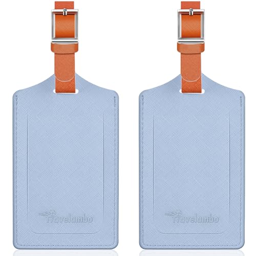 2 Pack Luggage Tags for Suitcases Airplane Travel Essentials (2 Count)