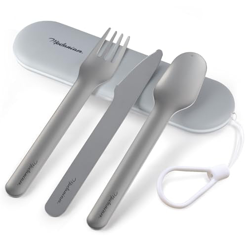 Felix Compact Portable stainless steel Cutlery set with case