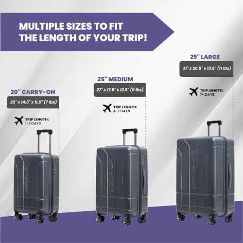 Carve 3 Piece Set with 360° Spinner Wheels (3 Count)