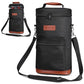 Insulated 2 Bottle Wine Bag Tote Leakproof Carrier Cooler Gift