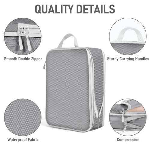 6 Set Compression Packing Cubes
