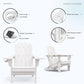 Outdoor Adirondack Chairs with 2 Cup Holders