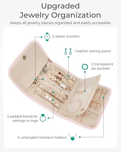 Travel Jewelry Organizer Case (7.84 Ounce)