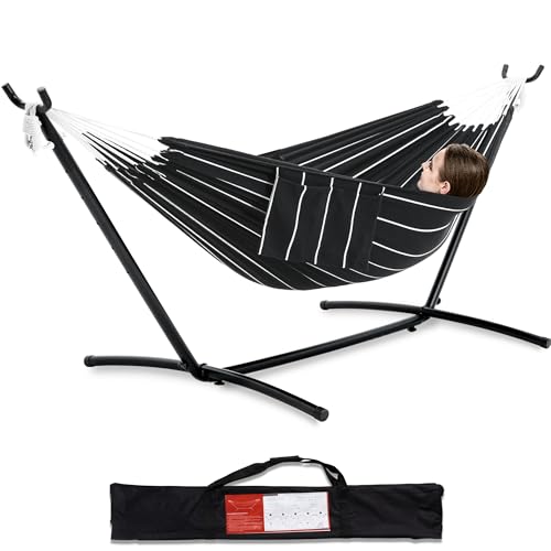 Double Hammock with Stand for Outside