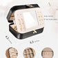 Travel Jewelry Organizer Boxes for Women Small Portable Necklace Earrings Bracelet Rings Travel Case Best Friend Birthday Gifts for Women Trendy
