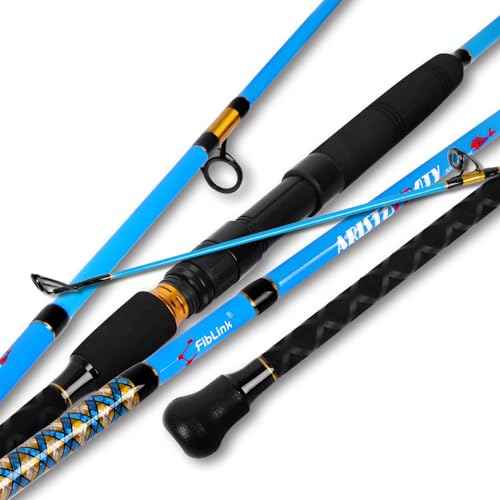 Surf 2-Piece/3-Piece/4-Piece Fishing Rod Spinning/Casting Carbon Fiber Travel Fishing Rod (9ft/10ft/12ft) (Spin - 4pc - 9ft)