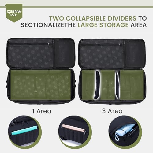 Duffel Bag with Wheels and Handle
