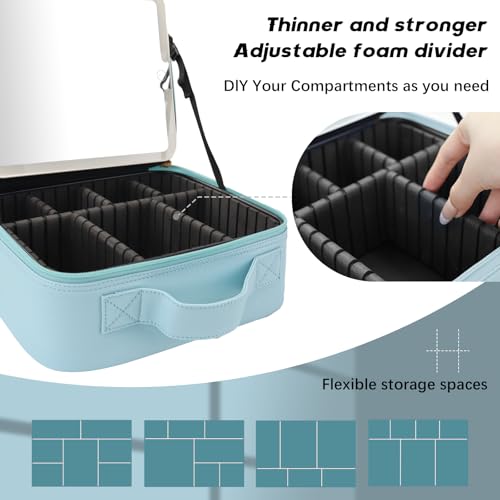 Makeup Bag with Led Mirror