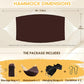 Cotton Camping Hammock Portable with Tree Straps Holds 660lbs