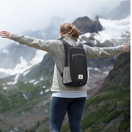 15L Lightweight Hiking Backpack Foldable Small Travel Backpack Packable Camping Backpack for Women Men