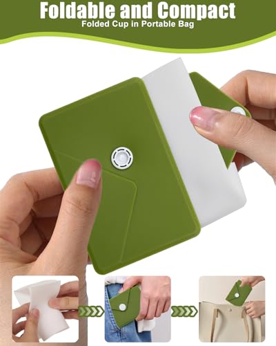 Collapsible Cup[2025 Upgraded] Silicone Foldable Water Cup