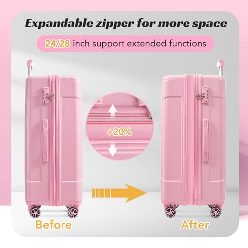 24 Inch Expandable Checked Luggage