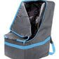 Car Seat Travel Bag — Adjustable, Padded Backpack for Car Seats — Car Seat Travel Tote (Gray with Black Trim)