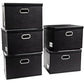 Large Stackable Storage Boxes with Lids [5