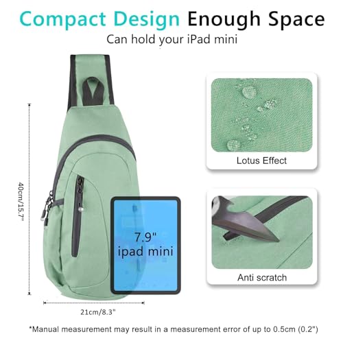 Small Sling Bag Lightweight Crossbody Bag for Women Men Hiking Backpack Travel Shoulder Bags Chest Daypack for Gym Work Casual Cycling Sports Z1