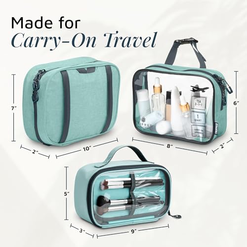 3 Piece Travel Toiletry Bag Set