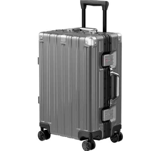 Zipperless Carry On Luggage with Wheels 20 inch Hardshell Suitcase