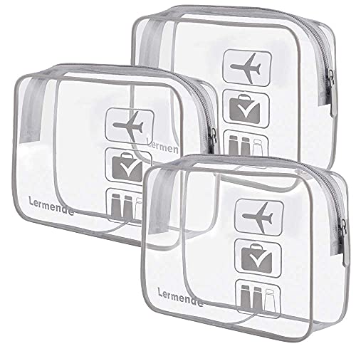 Clear Toiletry Bag TSA Approved Quart Size Travel Carry On