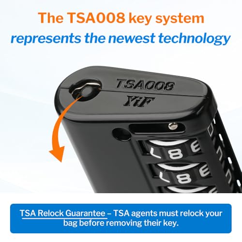 Open Alert Indicator TSA Approved Luggage Locks 4 Digit Combination TSA Travel Locks with TSA008