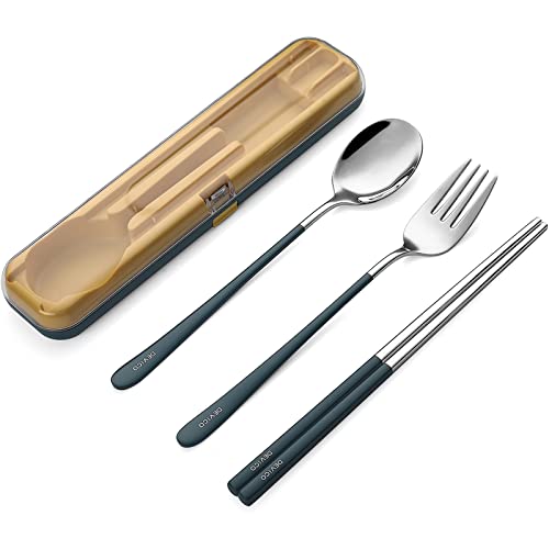 Travel Utensils with Case (4 Count)