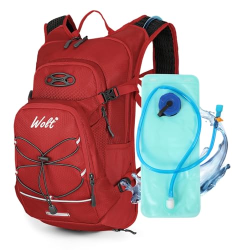 Hydration Backpack 18L Hiking Water Backpack with 2L Water Bladder for Men Women
