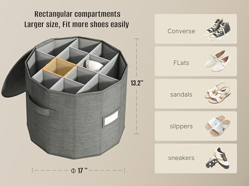 Round Shoe Organizer (2 Count)