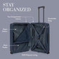 B Y Ulisse Checked Luggage with Spinner Wheels