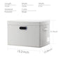 Collapsible Storage Bin with Lid [3 (3 Count)