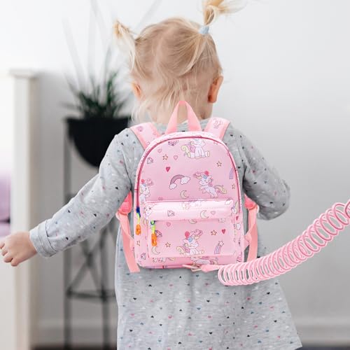 Toddler Backpack Leash with Anti Lost Wrist Link
