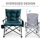 Padded Oversized Folding Camping Chair for Adults (2 Count)