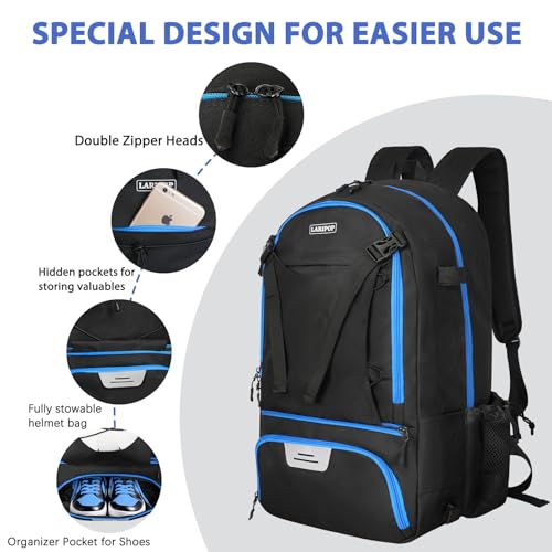 Lacrosse Bag Durable Equipment Backpack with 2 Stick Holders