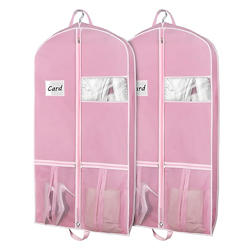 Travel Garment Bag with Pockets (2 Count)