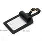 Luggage Tag PU Leather for Suitcase Baggage Handbag Travel Bag Label Suitcase Tag Label Tag w. Name Card & Privacy Cover