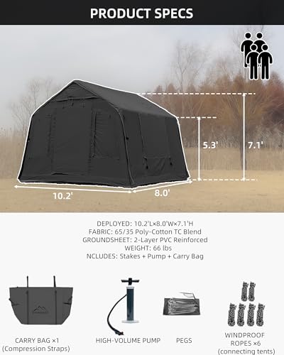 Inflatable Camping Tent for 2