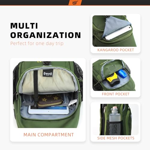Sling Bag RFID Crossbody Sling Backpack Cross Body Shoulder Bag Travel Hiking Daypack for Women Men