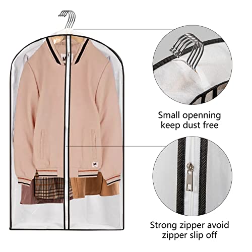 Hanging Clothes Storage with 4" Gusseted Garment Covers