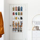24 Pockets Large Clear Over the Door Shoe Organizer