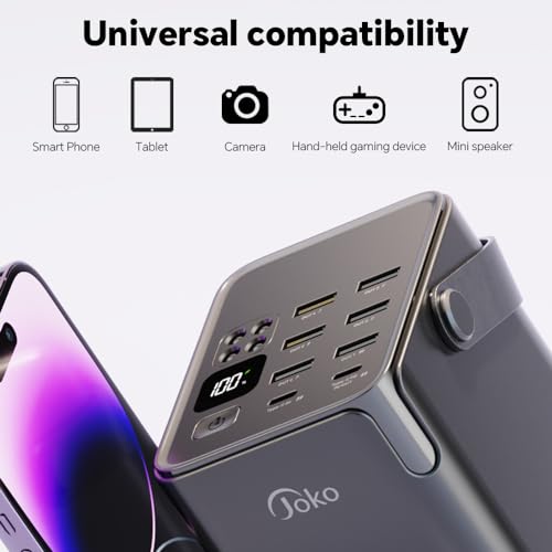 70000mAh Power Bank High Capacity 20W PD 3.0 Fast Charging 22.5W Max Large Power Bank