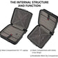 16" Carry on Luggage with 2 Laptop Compartments Airline Approved
