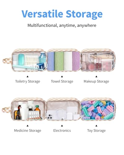 Clear Toiletry Bags for Traveling Women Men