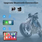 7 Inch Wireless Motorcycle Carplay GPS Navigation System with Apple Carplay and Android Auto Portable Screen with Dual Bluetooth